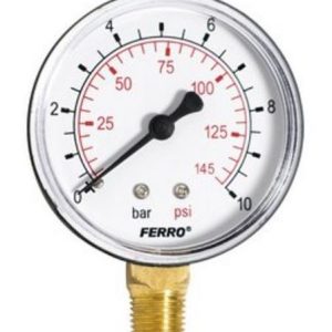 Manometer PG-P50R, 0-10bar, bočný vývod